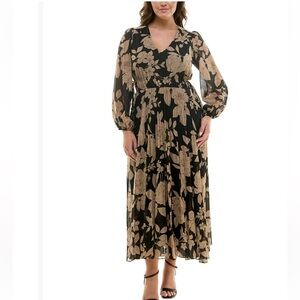 Floral Print Maxi Dress